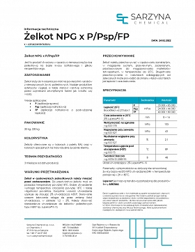 Żelkot GE 125 NPG P  *1kg*